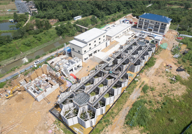 河西污水處理廠及配套管網(wǎng)建設(shè)工程八月底試運行